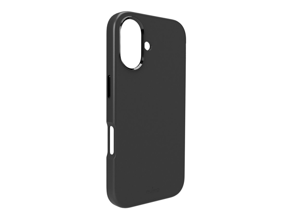 PURO Icon Mag Pro - Baksidesskydd för mobiltelefon - flytande silikon, mikrofiber - svart - för Apple iPhone 16 Plus | Datorer & Surfplattor - Renoverad / begagnad IT - Refurbished Surfplattor | GameStuff