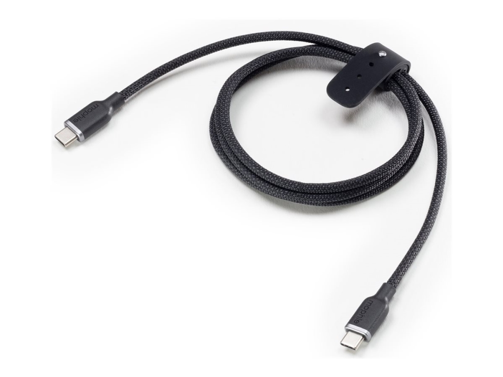 Mophie Charge Stream - Usb-Kabel - 24 Pin Usb-C (Han) Til 24 Pin Usb-C (Han) - 2 M - Usb Power Delivery (30 W) - Sort