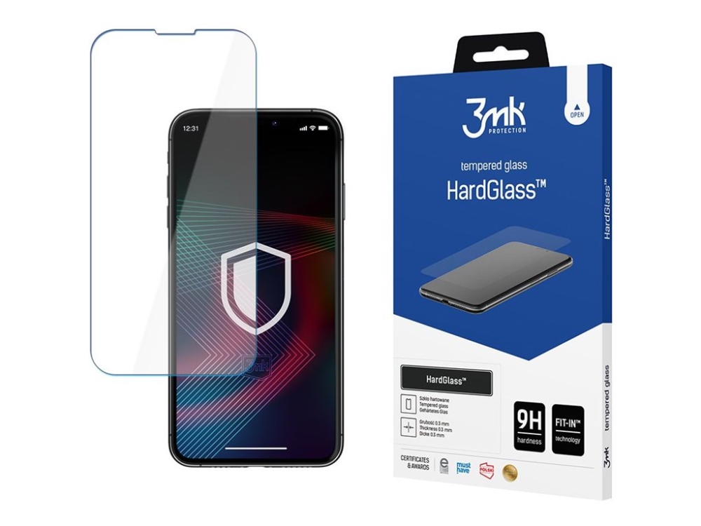 3Mk Hardglass Apple Iphone 14/14 Pro Gehärtetes Glas