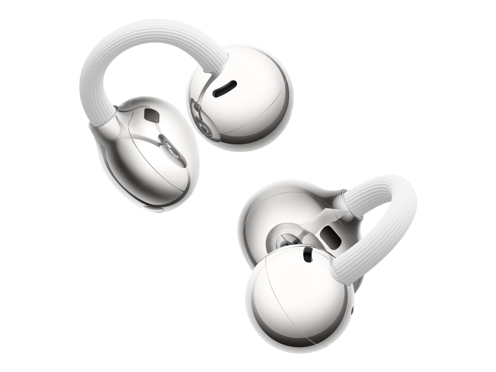 Huawei FreeClip 2 - Ægte trådløse øretelefoner med mik. - åbent øre - clip-on - Bluetooth - hvid