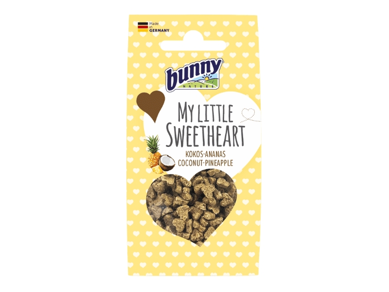 Bunny Nature My Little Sweetheart Kokos-Ananas 30 g | Sällskapsdjur - Gnagare - Godis till gnagare | GameStuff