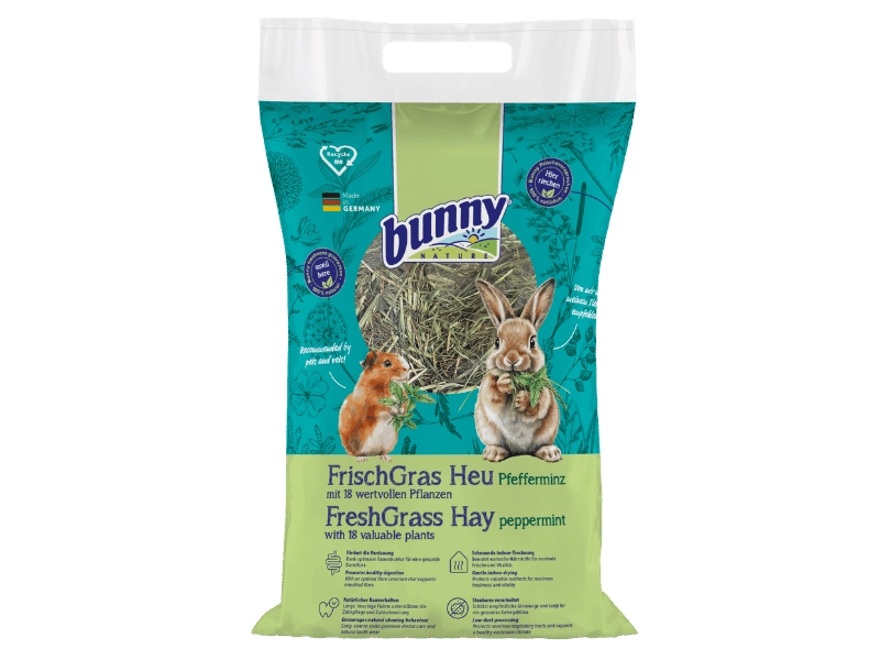 Bunny Nature FreshGrass Hø - med pebermynte (500g)