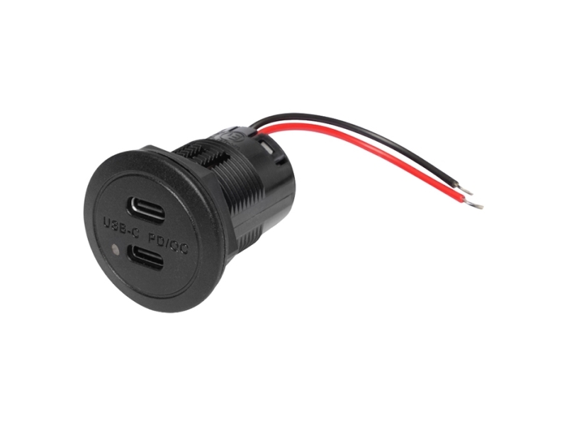 Doppel-Usb-C-Einbauanschluss Mit Led