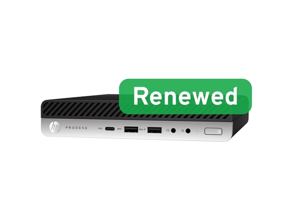Hp Renewed Prodesk 600 G5 Dm Intel Core I3 I3-9100T 8 Gb Nvme 128 Gb Intel Uhd 630 Windows 11 Home