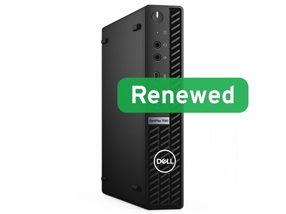 Dell Renewed Grade A Optiplex 7080 Micro, I5 I510500t, 16 Gb, Ssd 256 Gb, Intel Uhd Graphics 630, Windows 11 Pro