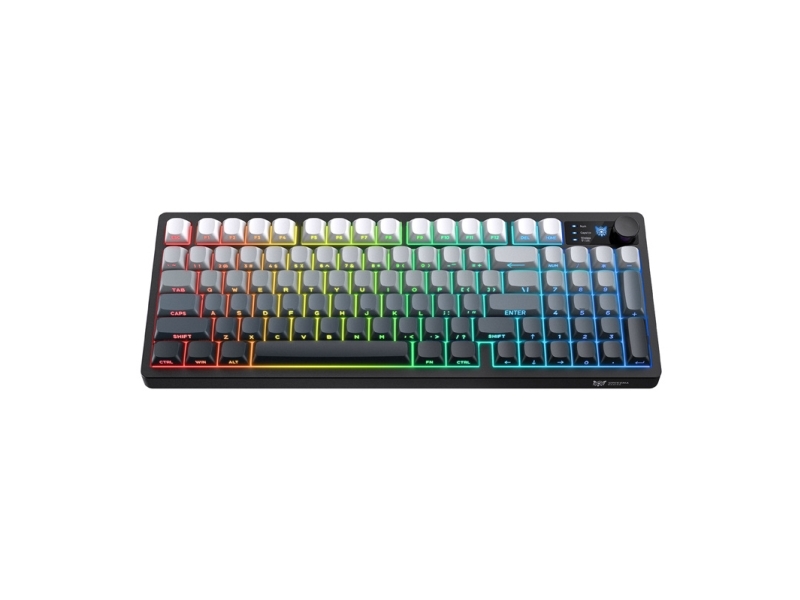 Onikuma Gaming-Tastatur Onikuma Mt902 2,4G (Schwarz-Weiß Gradient)