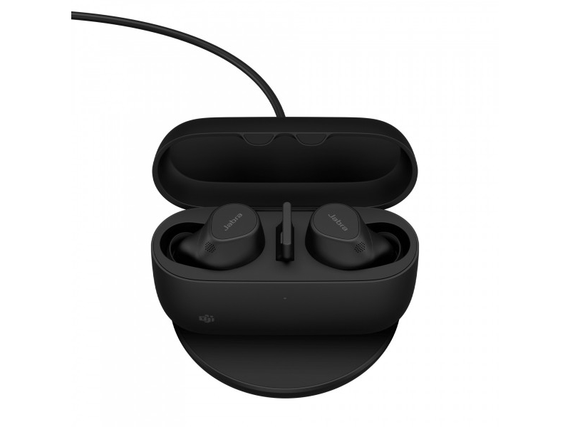 Jabra Evolve2 Buds, True Wireless Stereo (Tws), Opkald/Musik, 5,4 G, Headset, Sort
