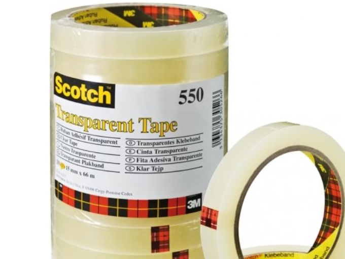 3M 5501566, 66 m, Läpinäkyvä, 15 mm, 10 kpl