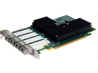 Atto Ctfc-324E-000, Pcie, Volle Höhe, Sfp+, Lc, Edelstahl, Grün, Schwarz, 12,8 Gbit/S, 24,9 W