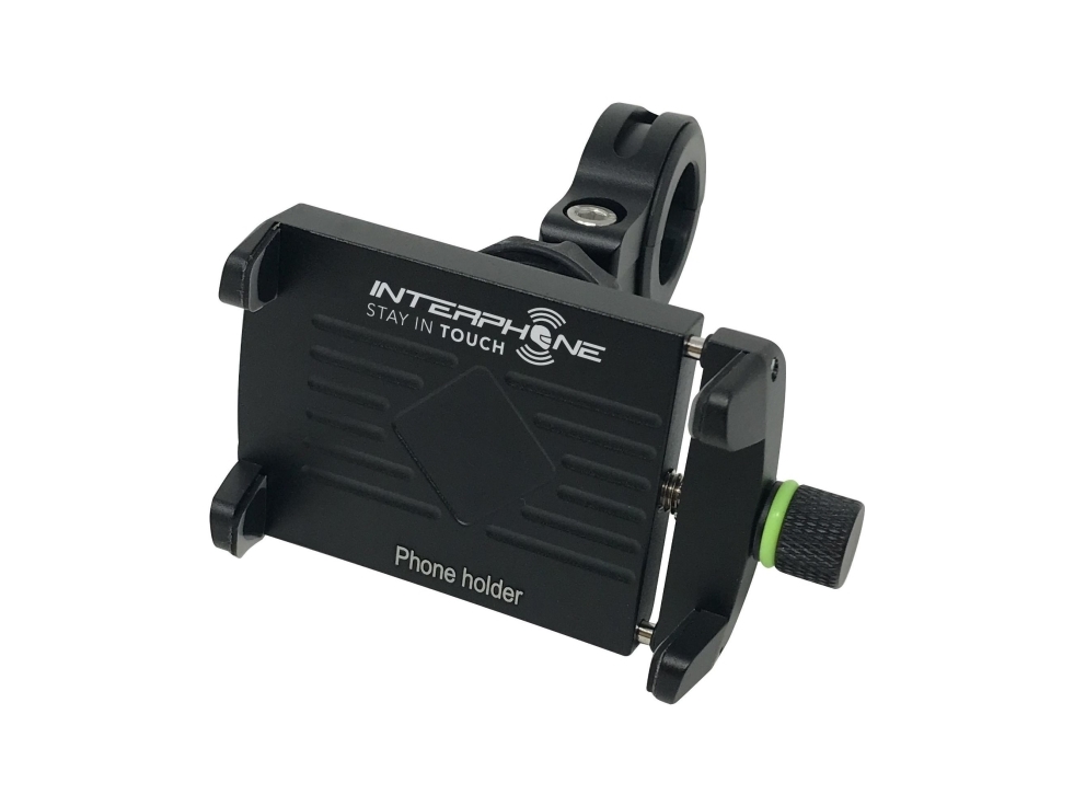 Interphone SMMOTOALU, Mobiltelefon / smartphone, Passiv hållare, Motorcykel, Svart | Bilvård & Biltillbehör - Utvändiga utrustning för bilar | GameStuff