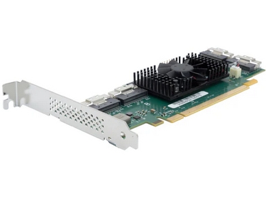 Atto Envm-S48f-000, Pcie, Sas, Niedriges Profil, 55000 H, 32 Gbit/S, 0 - 55 °C