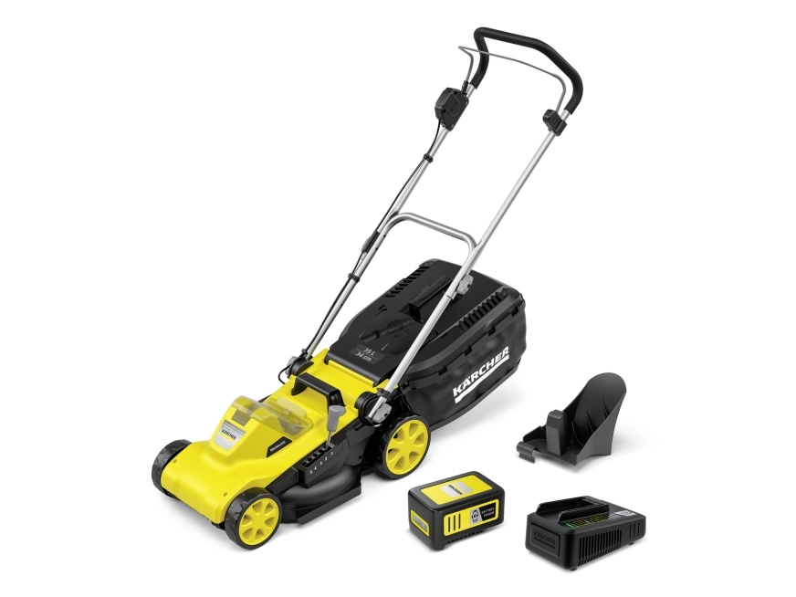 Kärcher LMO 3-18, Gressklipper som man spaserer bak, 350 m², 34 cm, 2,5 cm, 6 cm, 3500 RPM