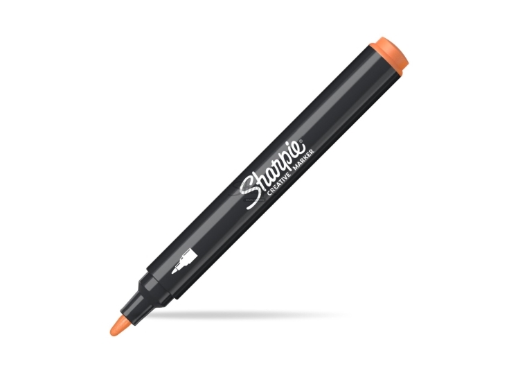 Sharpie 2218122, 1 Stück(E), Orange, Rund, Acrylbasierte Tinte
