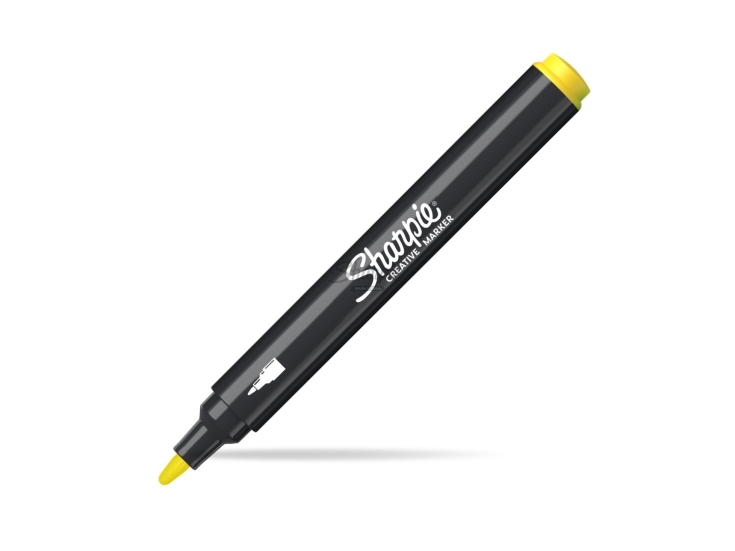 Sharpie 2218063, 1 Stück(E), Gelb, Rund, Acrylbasierte Tinte