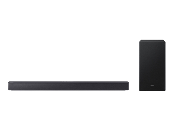 Samsung B-Series HW-B46CF, 2.1 kanaler, Dolby 2.0, Adaptiv, Basforstærkning, Spil, Standard, Udvidelse af surround sound, Sort, LPCM, Kabel & trådløs