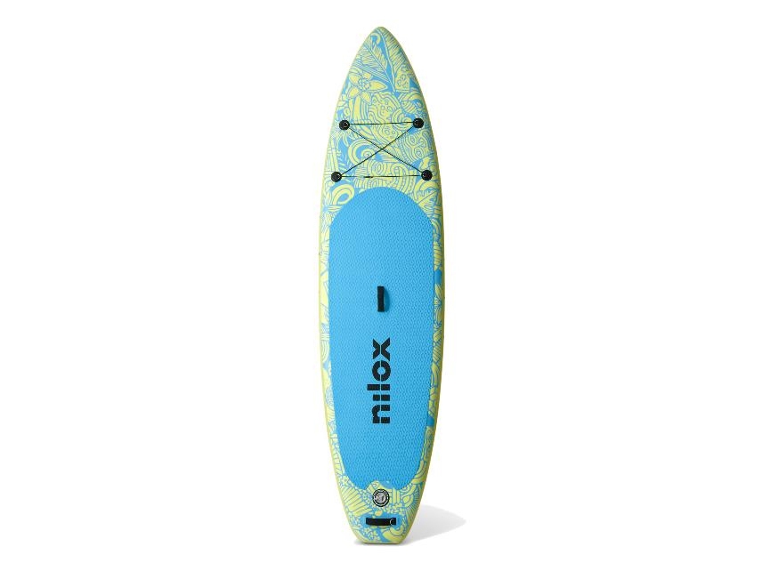 Nilox Waikiki, Stand up paddleboard (SUP), Vippströmbrytare, Blå, Grön, 2740 mm, 3 kg, 840 mm | Sport & Träning - Vattensport - Paddelbräda (SUP) | GameStuff