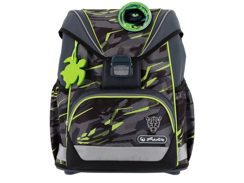 Herlitz 400205530, Penalhus, Pencil Pouch, Skoletaske, Sportstaske, Pige, Grad & Grundskole, Rygsæk, 16 L, Frontlomme, Sidelomme