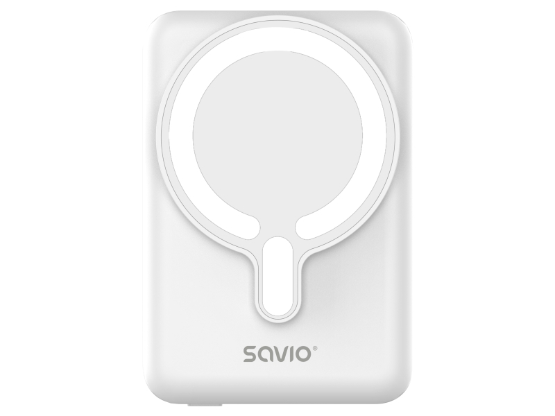 Savio Ba-13, 10000 Mah, Kabelloses Aufladen, 20 W, Weiß