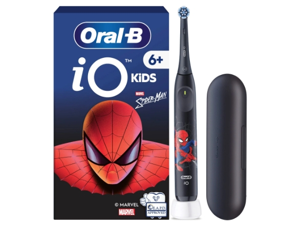 Oral-B 8700216932509, Kind, Rotierende Zahnbürste, Sensibel, Tägliche Pflege, Zahnfleischpflege, Schwarz, 2 Min, Schwarz