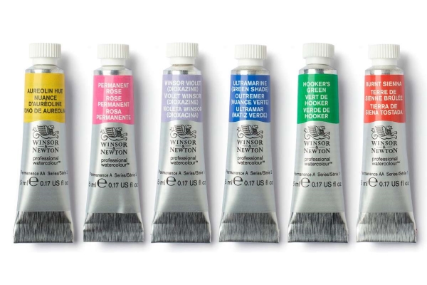 Profi-Aquarellset 6X5 Ml, Floral