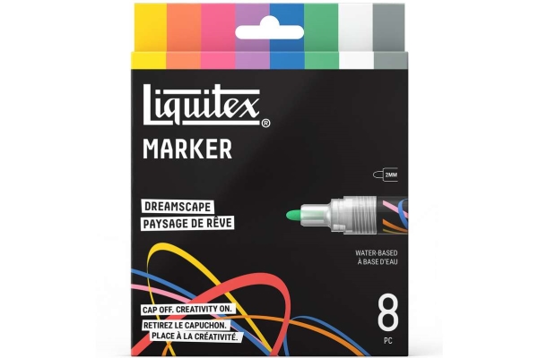 Lqx Marker Dreamscape Set 2 Mm X 8 Stk. Sortiert