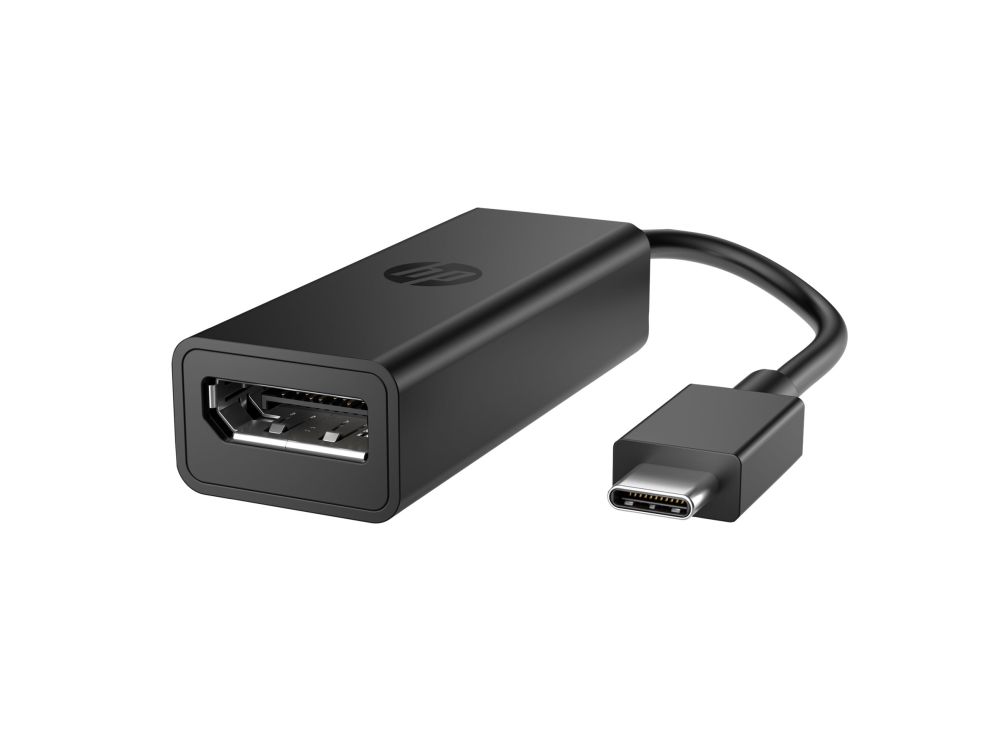 Hp Adapter Usb-C Zu Displayport G2, Displayport, Usb Typ-C, Stecker, Stecker, 7680 X 4320 Pixel, Schwarz