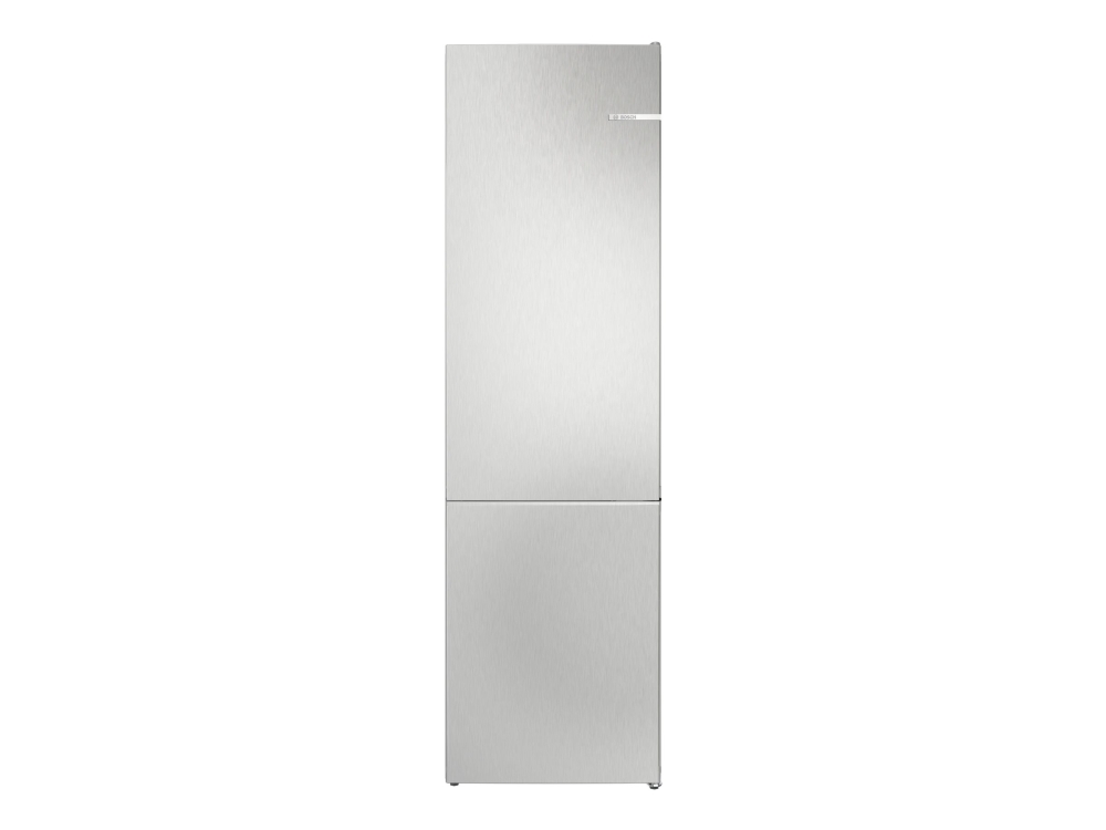 Bosch Serie | 4 KGN392LAG - Køleskab/fryser - bund-fryser - bredde: 60 cm - dybde: 66.5 cm - højde: 203 cm - 363 liter - Klasse A - metallook