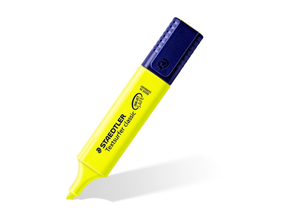 Tekstmarker Staedtler Textsurfer Classic 364 Ass. Farver (4 Stk.)