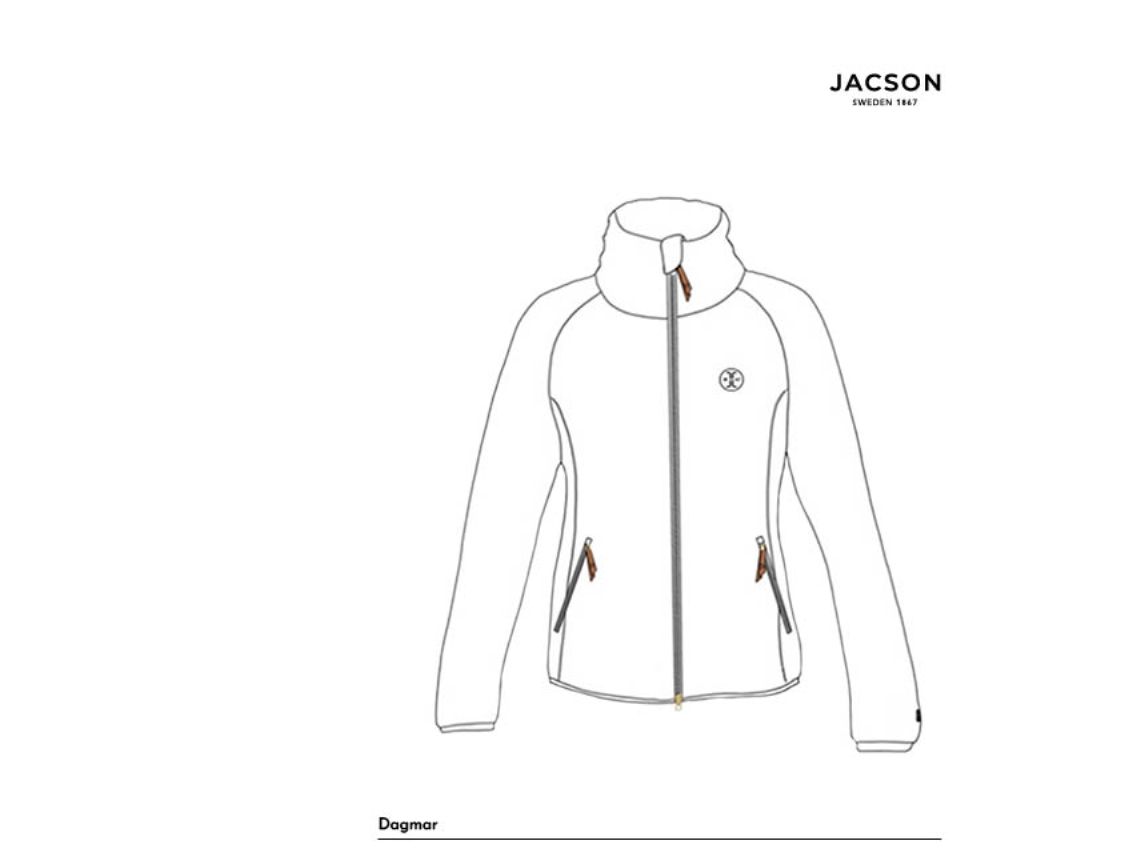 Jacson Dagmar Softpilejakke Koral
