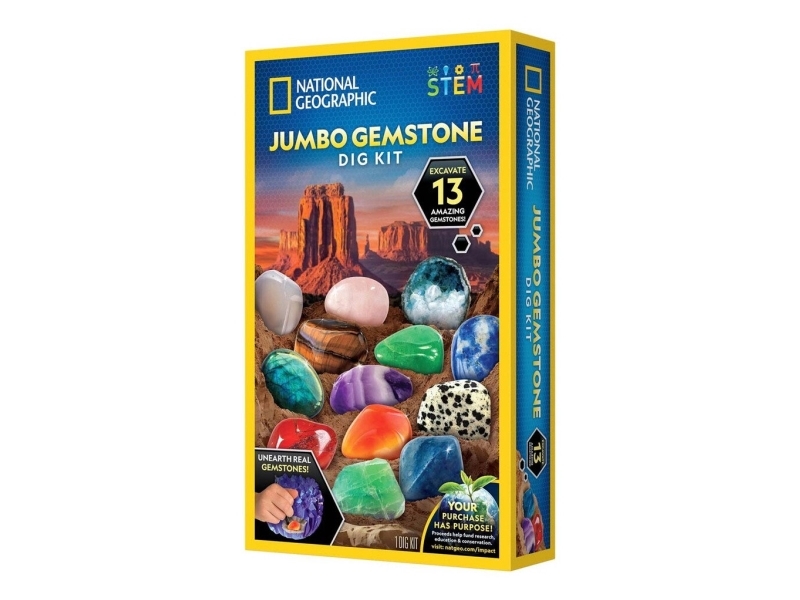 National Geographic Jumbo Gemstone Dig Kit