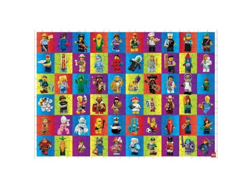 LEGO Minifigures Collage 1 Puzzle, 500 Pcs