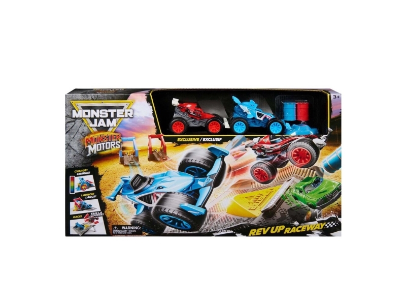 Monster Jam 1:64 Monster Motors Rev Up Playset