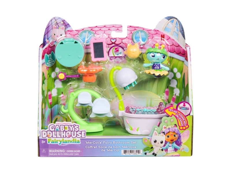 Gabby's Dollhouse Mercat Fairy Bathroom