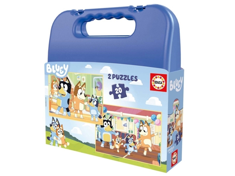 Educa 2X20 Bluey Case Puzzle