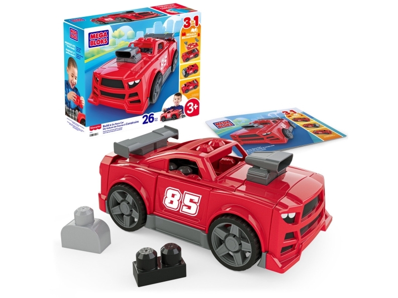 Mega Bloks Build & Go Race Car