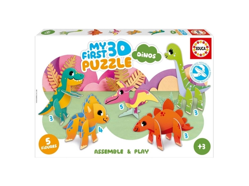 Educa 3D Puzzle Kinder Baby Dinos