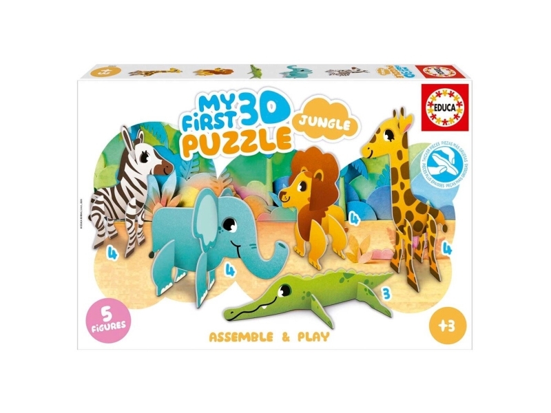 Educa 3D Puzzle Kids Baby Jungle