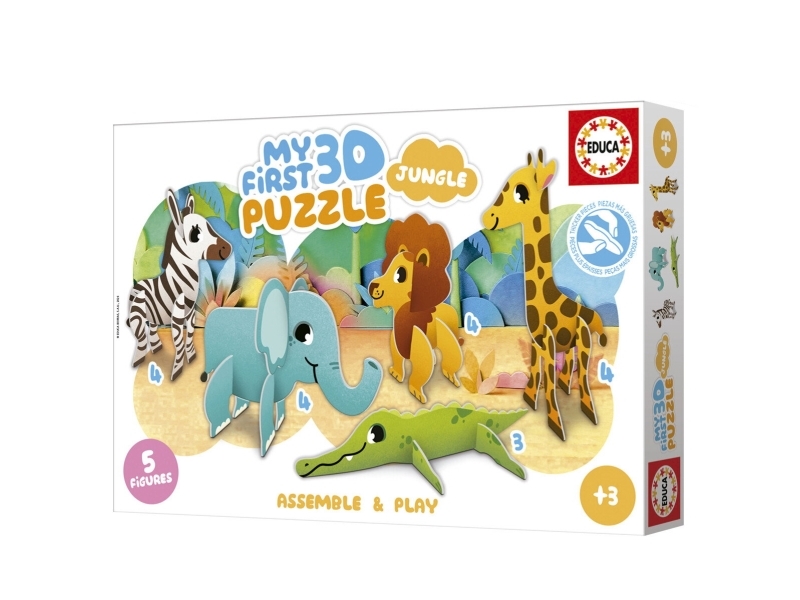 Educa 3D Puzzle Kids Baby Jungle