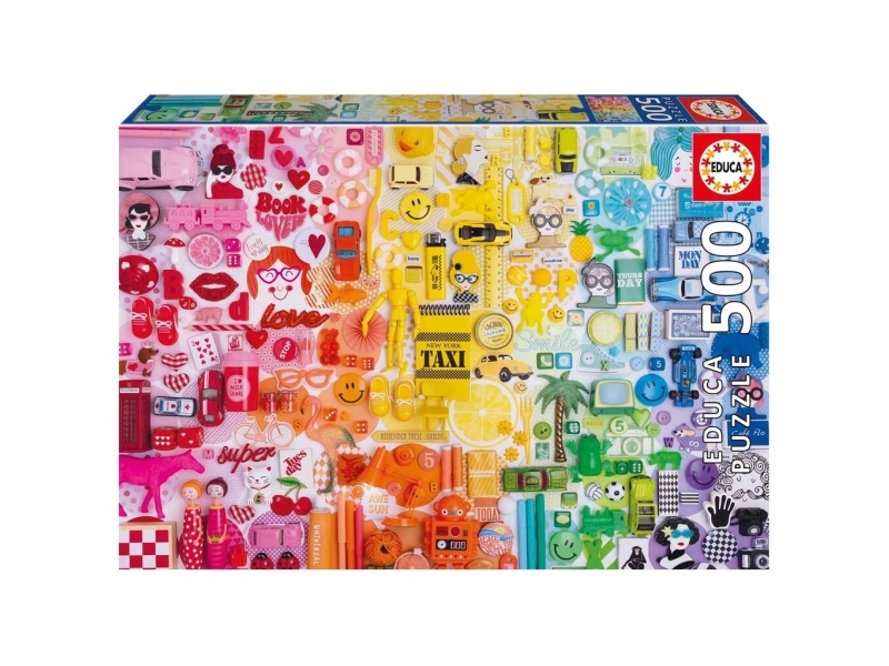 Educa 500 Colorful Collage
