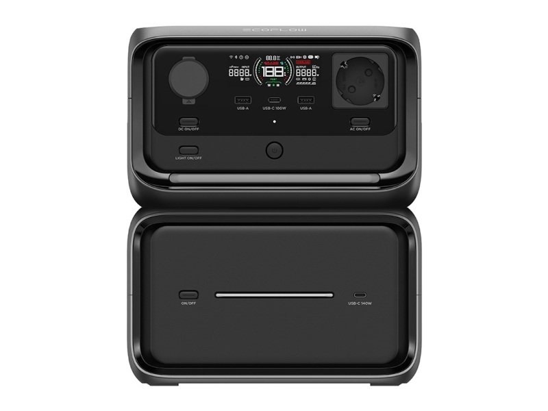 EcoFlow River 3 Max Plus 858Wh powerstation (trådlös) | Huset - Solpaneler & batterier - Kraftverk | GameStuff