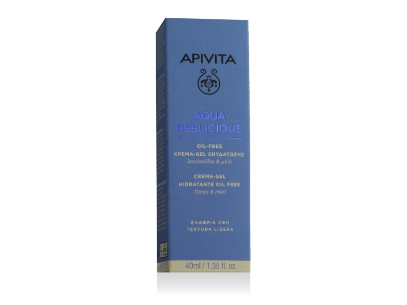Apivita Aqua Beelicous Gelcream Moisturizer Oilfree Lightweight Texture 40Ml