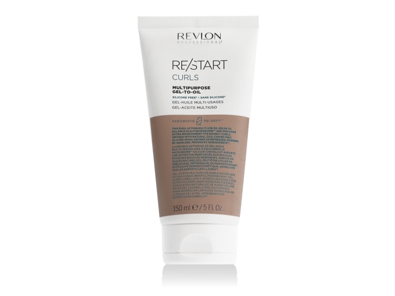 Revlon Professional Restart Curls Geloil Multifunctional Gel For Curly And Wavy Hair 150 Ml