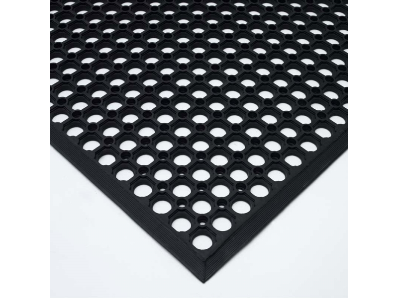 Måtte, Matting Yoga Light, skrabemåtte, HxBxL 1,4 x 91 x 152 cm, sort
