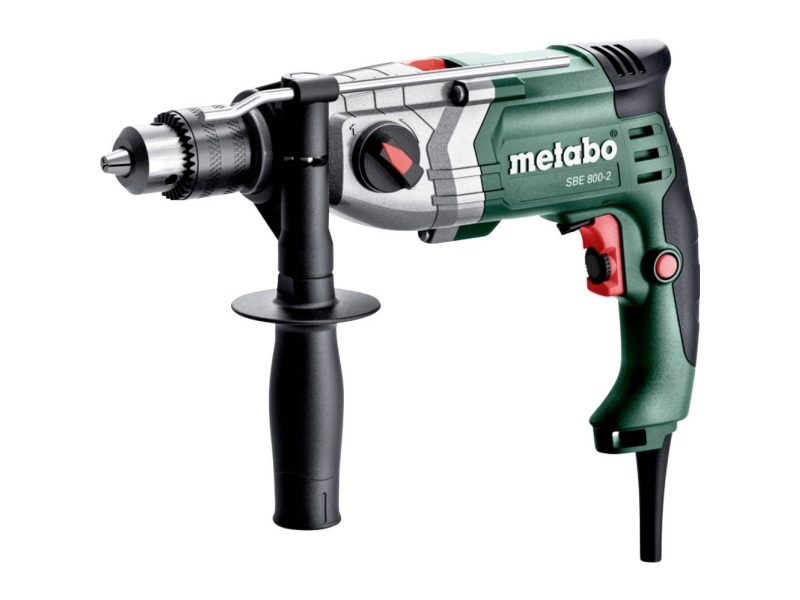 METABO borrmaskin UD. SBE 800 med tandkransf&auml;ste, v&auml;ska
