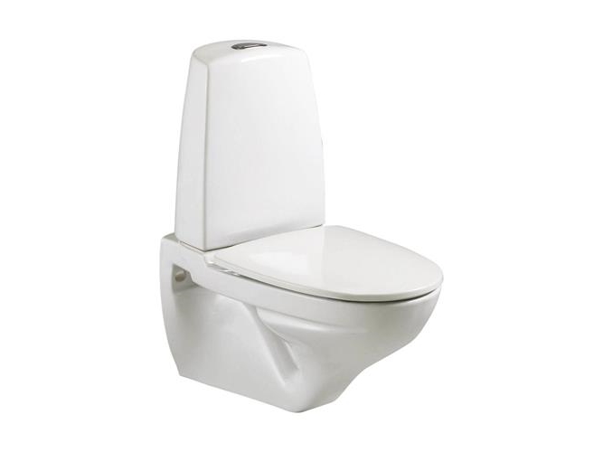 IFØ Sign vægmonteret toilet med synlig cisterne - boltafstand 230 mm. Renoveringsmodel.
