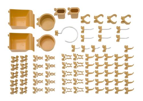 Krokset PreWo gul 76 delar | Verktyg & Verkstad - Infästning - Krokar & tillbehör | GameStuff