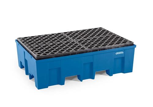 Opsamlingskar PE 240L t/2 tønder à 200L