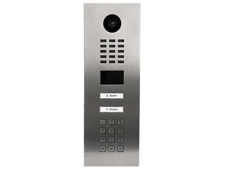 Doorbird D2102kv, Rustfrit Stål, Ip65, Rustfrit Stål, Rustfrit Stål, 10,100 Mbit/S, Ieee 802.3Af
