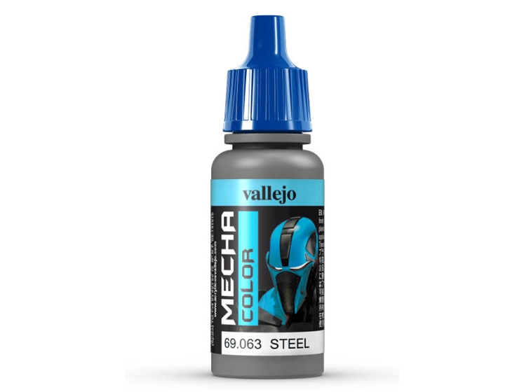 Vallejo 69.063, 17 Ml, Stål, Satin, Flaske