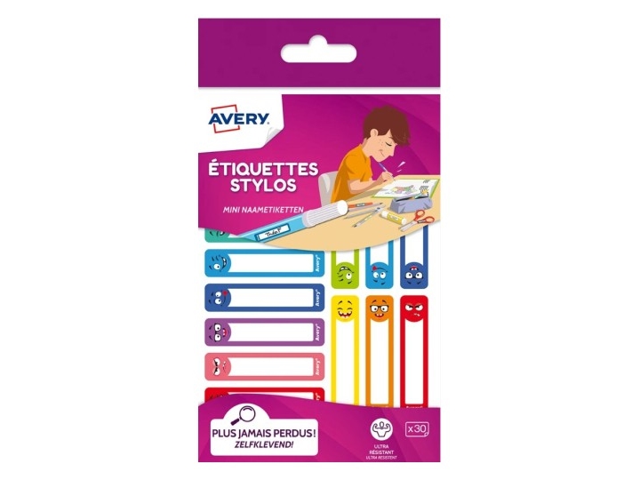 Avery Resmi30s, Flerfarvet, Rektandel, Permanent, A6, Polyethylen, 10 Stk